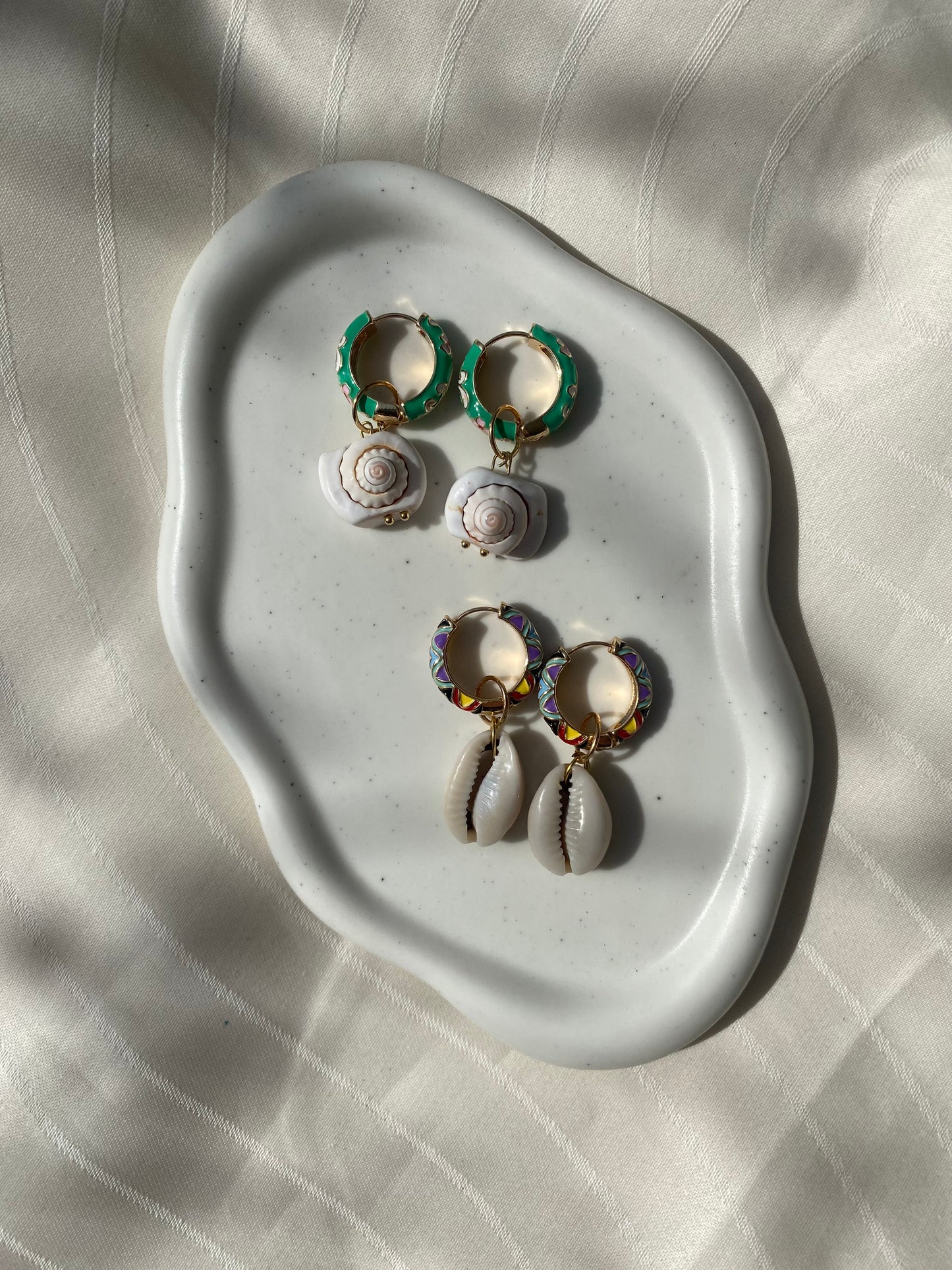 Summer Shell Hoops