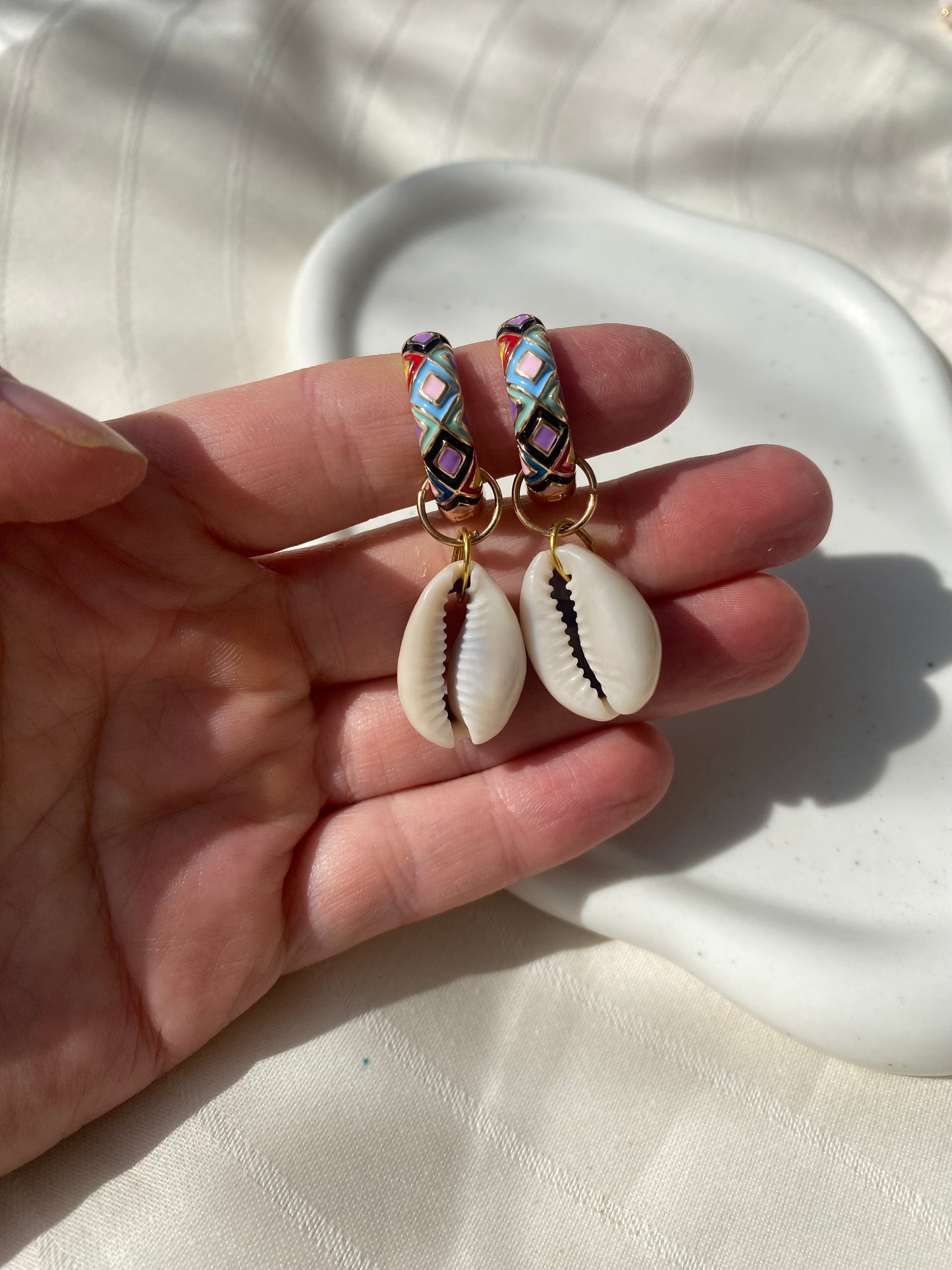 Summer Shell Hoops