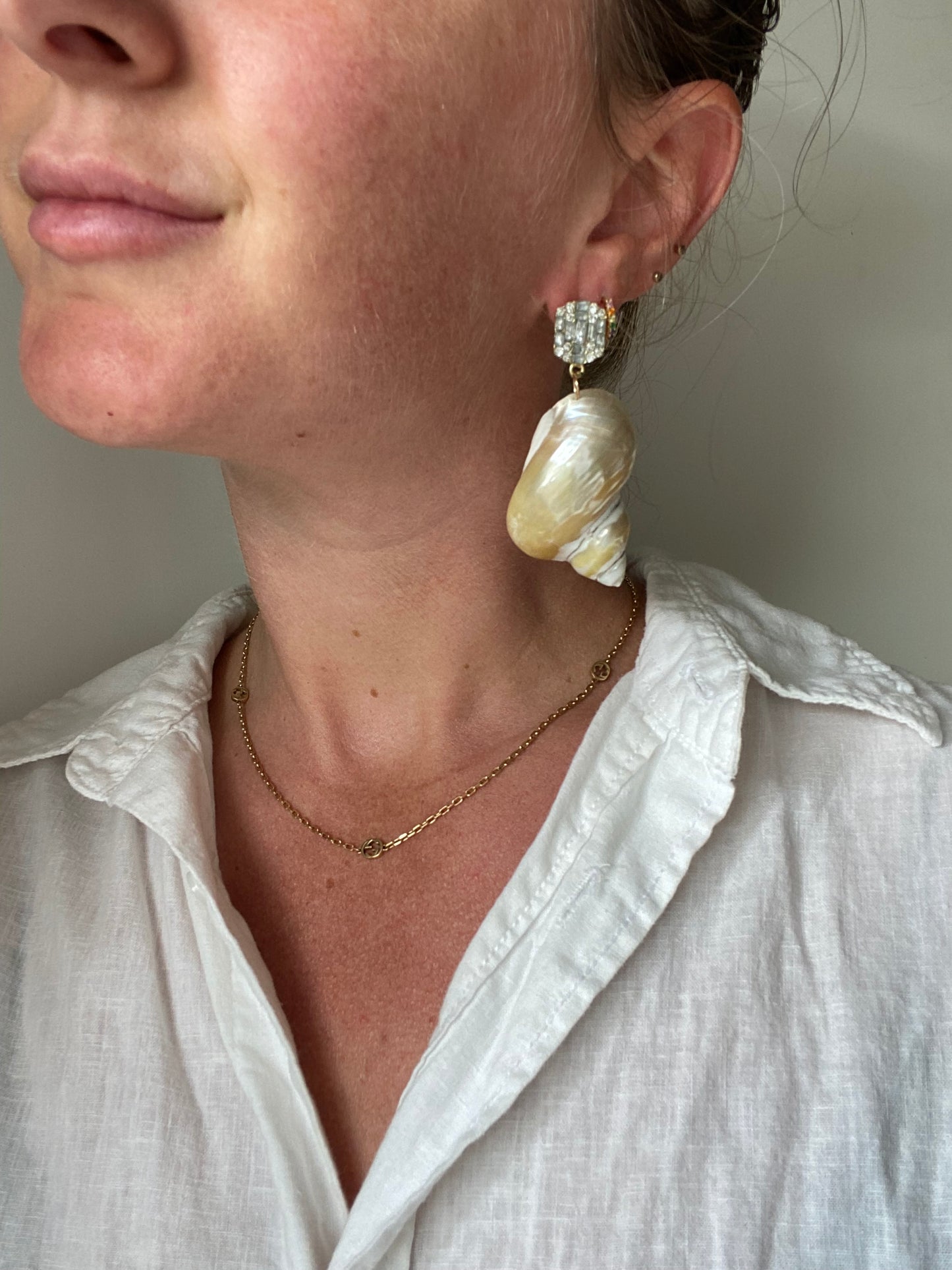 Glam Shell Earring