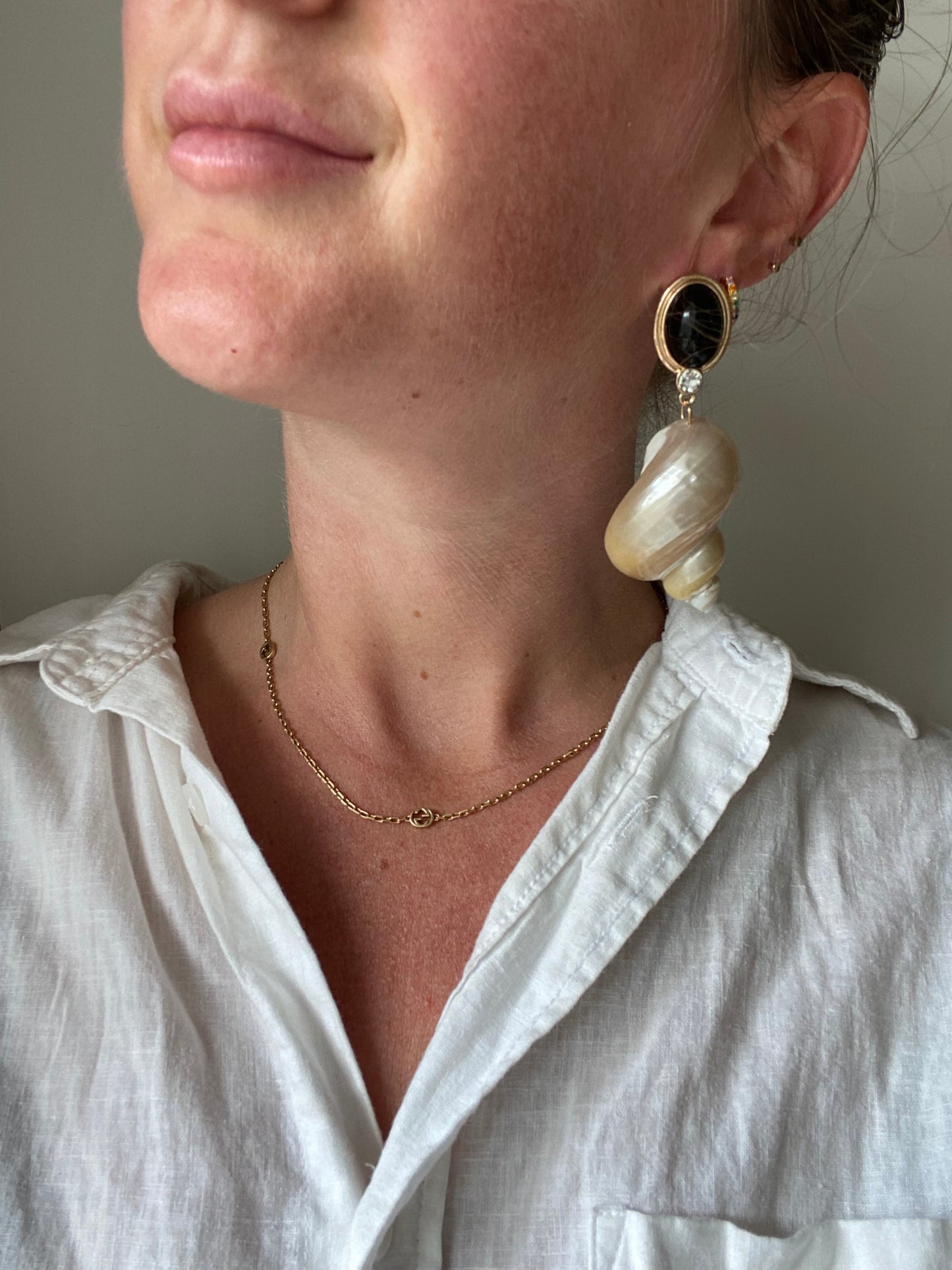Glam Shell Earring