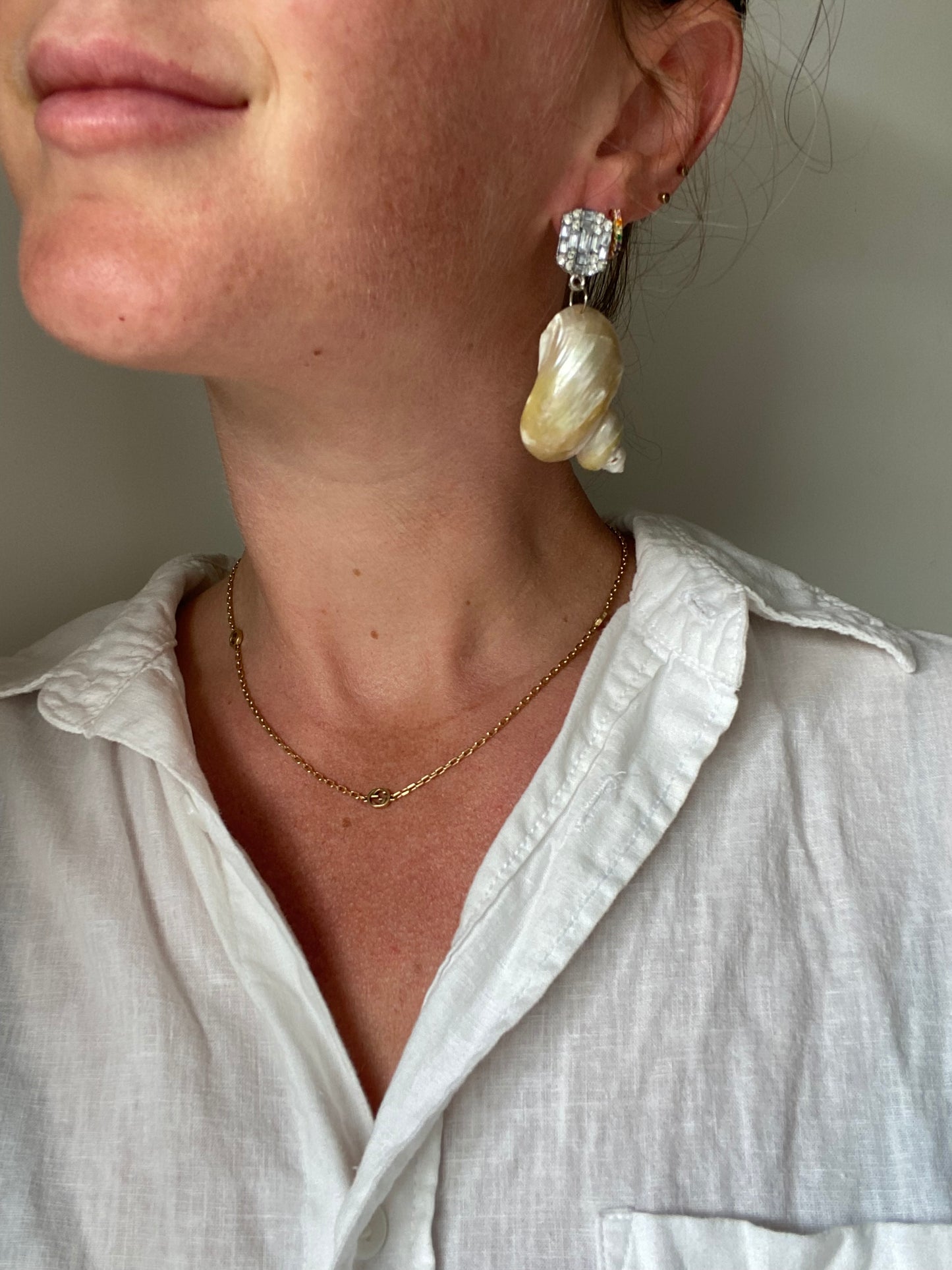 Glam Shell Earring