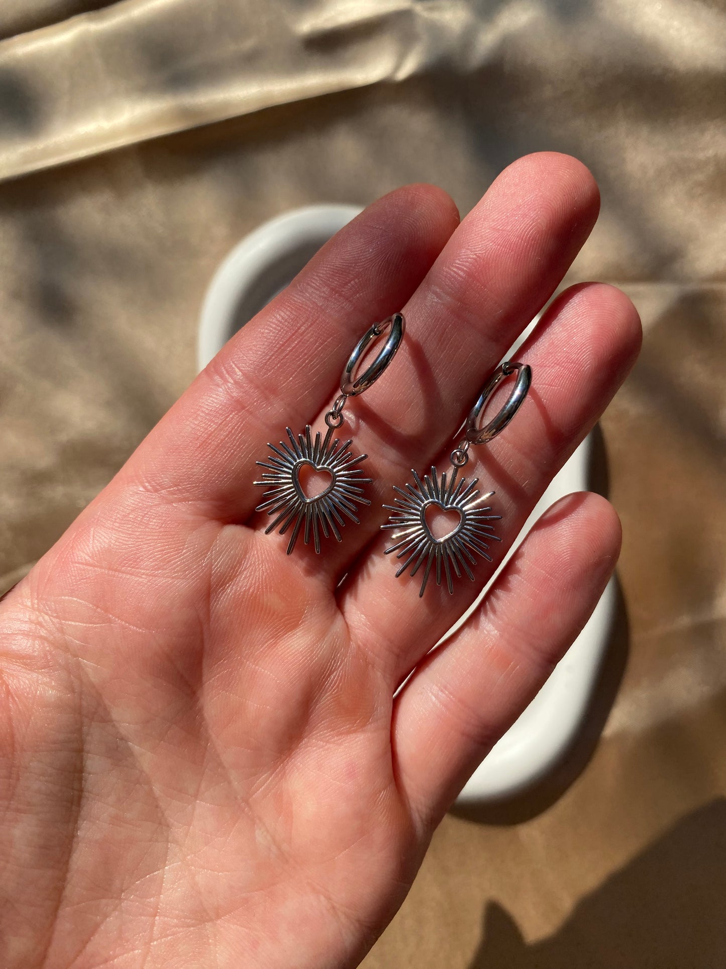 Heart Burst Hoops