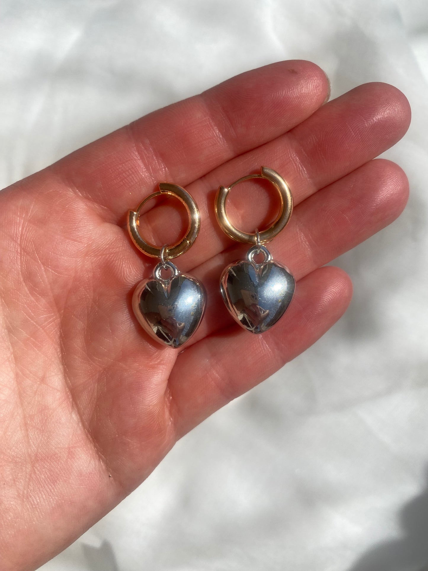 Heart Hoop Earring