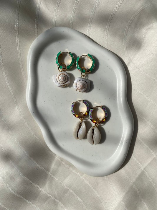 Summer Shell Hoops