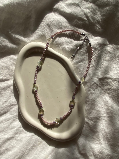 Lilac Flower Necklace
