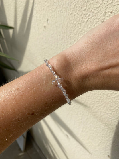 Single Clear Quartz Bracelet