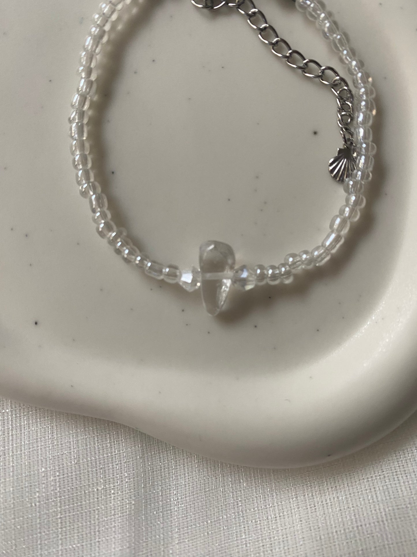 Single Clear Quartz Bracelet