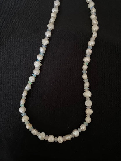 Opal & Pearl Necklace